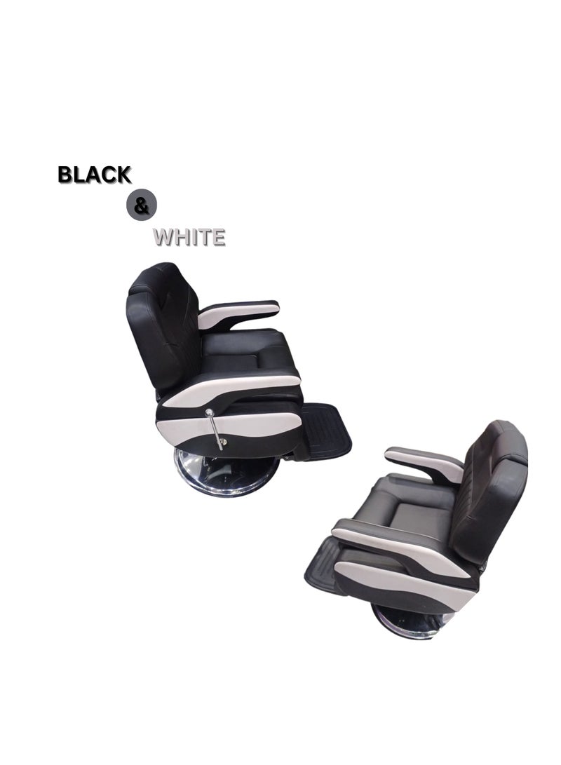 vintage Heavy Duty Barber Chair with Hydraulic Recline Function, Professional Salon Haircut Chair, Includes Free Installation, Engineered for Ultimate Comfort and Long-lasting Durability. - Image 3