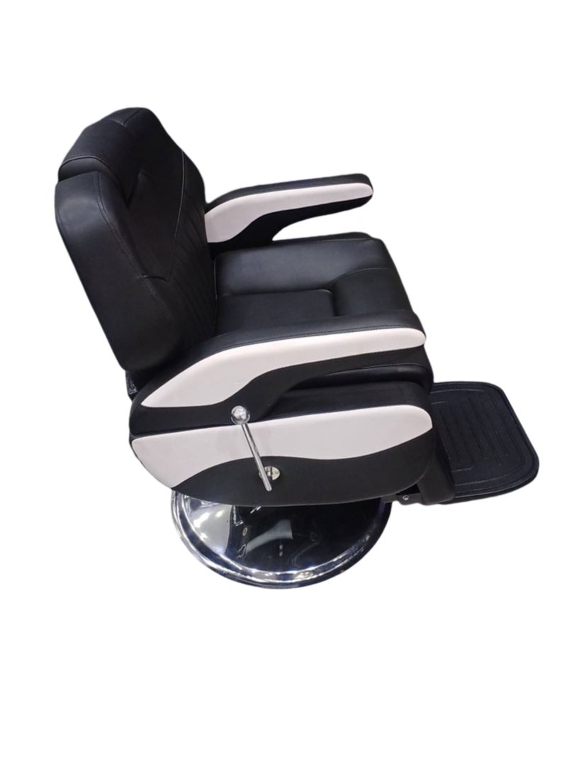 vintage Heavy Duty Barber Chair with Hydraulic Recline Function, Professional Salon Haircut Chair, Includes Free Installation, Engineered for Ultimate Comfort and Long-lasting Durability. - Image 4