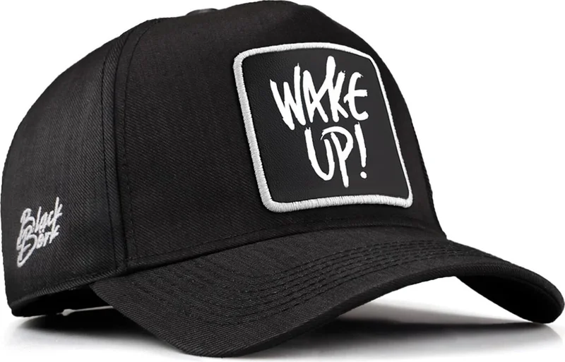 بلاك بورك V1 Baseball Wake Up - Black Cordura Fabric Hat with 3sb Code Logo
