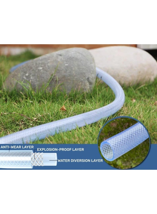 Royal Apex PVC Flexible Reinforced Clear Hose: Heavy Duty, High Pressure, and Chemical Resistant - Ideal for Water, Gas, Oil, and Food Grade Applications" (1 INCH 10MTR) - Image 5
