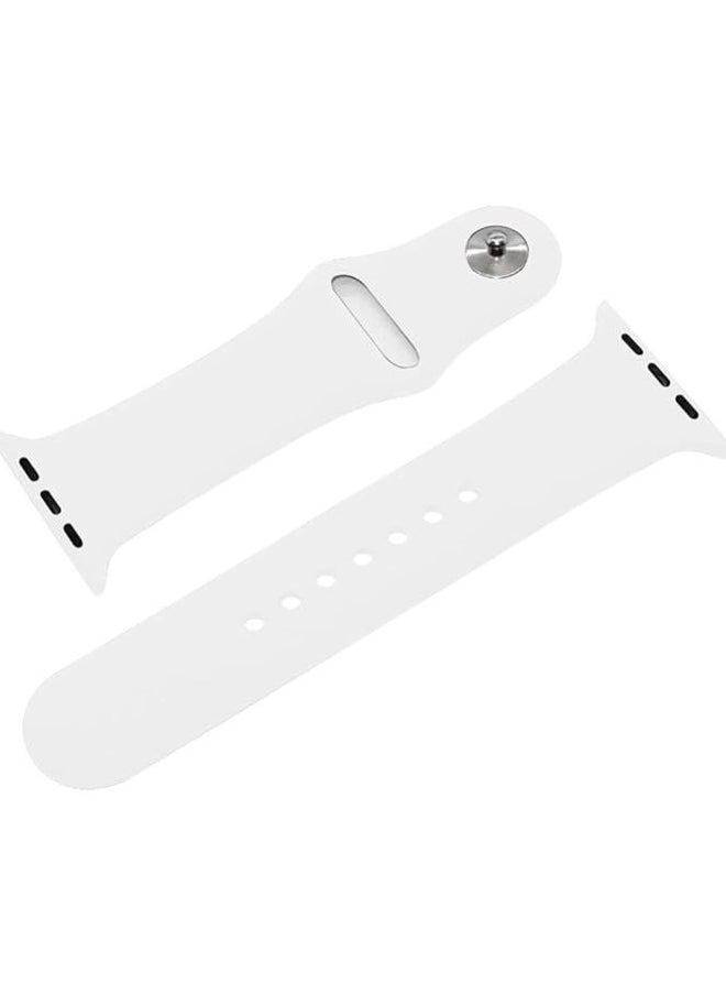 Strap Silicone Band ForWatch  41mm / 38mm / 40mm Series 8/7/6/5/4/3/2/1/SE Replacement Strap Wristband Bracelet Compatible with 38 mm / 40 mm / 41 mm