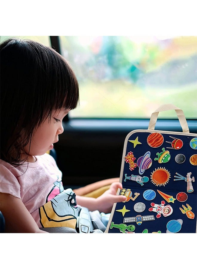 YelaJoy Busy Board Montessori Toy - Toddler Busy Board for 1 2 3 4 Year Old,Montessori Toys Busy Book Fine Basic Dress Motor Skills - Travel Toys for Travel Car Airplane, Ideal Gift for Boys and Girls  - Image 3