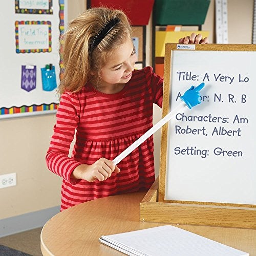 Learning Resources 15 inch Rainbow Hand Pointers Set of 10 Pointer Finger Stick for Classroom Finger Pointer Stick for Reading Teacher Presentation Hand Pointers - Image 5
