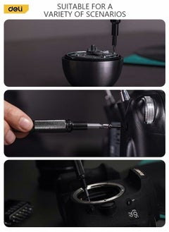 Deli 25-Piece Precision Electronic Screwdriver Set Multifunctional Repair Tool Suitable for Repairing Mobile Phones Watches Laptops  - Image 5