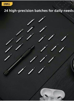 Deli 25-Piece Precision Electronic Screwdriver Set Multifunctional Repair Tool Suitable for Repairing Mobile Phones Watches Laptops  - Image 4