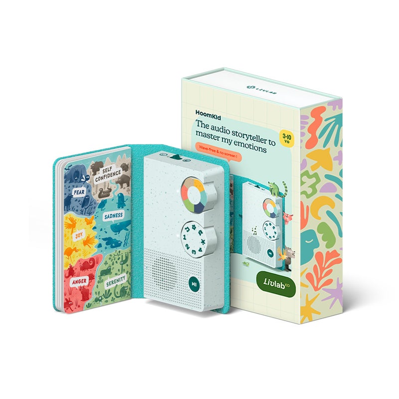 صندوق قصص هوم كيد مشغل صوتي للأطفال قصص موسيقى تأمل تمارين للأطفال استرخاء نوم للأعمار من 3 إلى 10 بدون شاشة مفصول إدارة المشاعر
