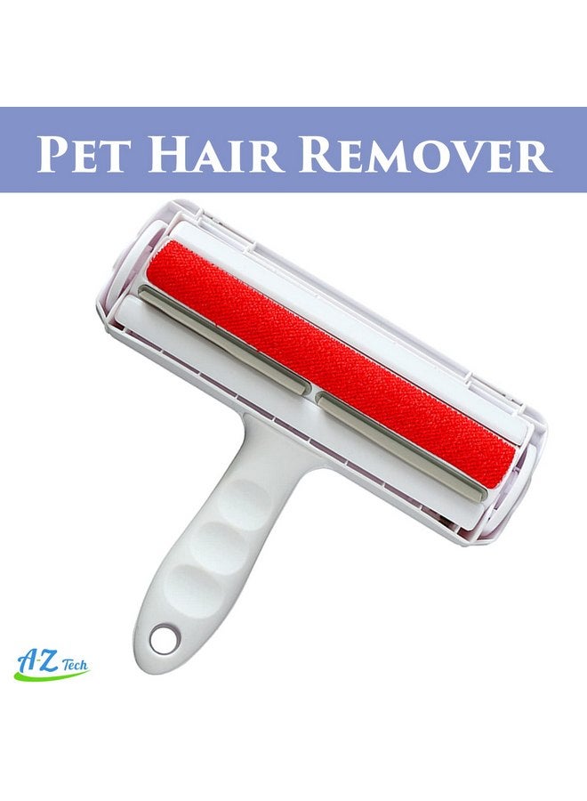 أداة إزالة شعر الحيوانات الأليفة القابلة لإعادة الاستخدام بمقبض مريح | أداة إزالة شعر القطط والكلاب الفورية للفراش والسجاد والأثاث | مناسبة لكل مادة | منزل خالٍ من الشعر مضمون | منتج فعال من حيث التكلفة. - Image 2