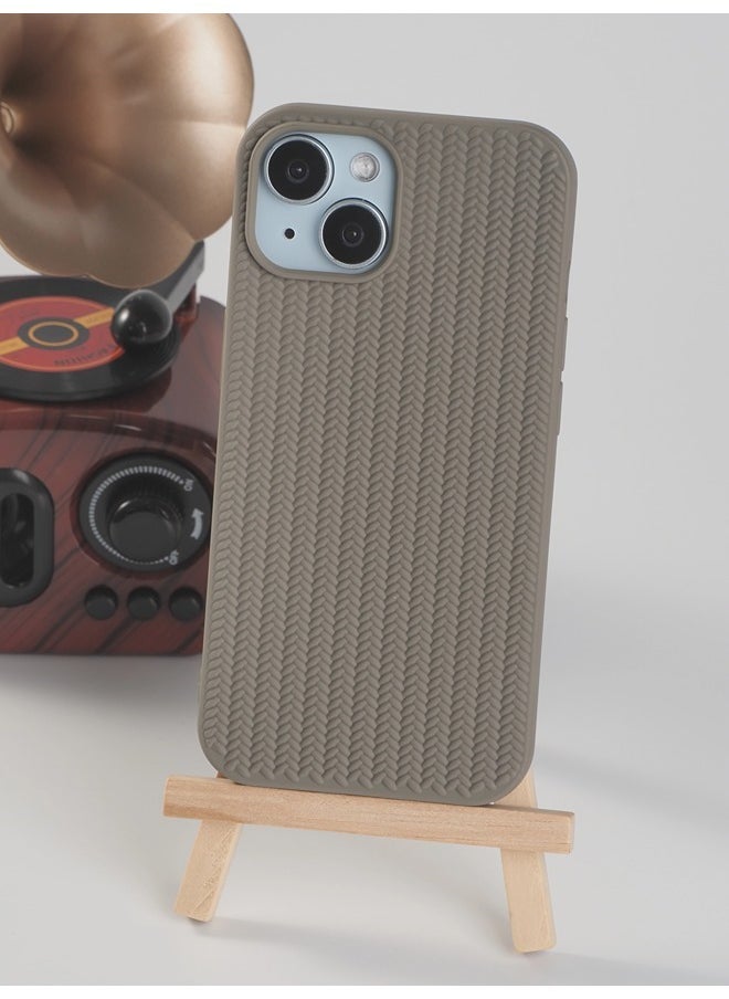 ShebSheb Soft TPU 3D Braided Fabric Phone Case for iPhone 14  - Image 3