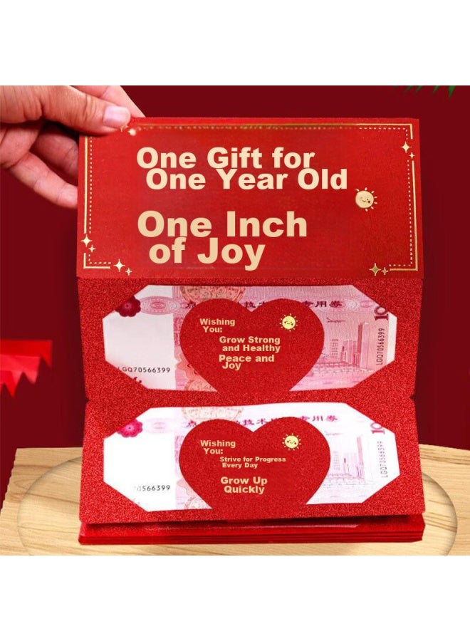 B&D Mengqiao Red Envelope Birthday Gift For Adults, Parents, Elders, Children, Boyfriends, Girlfriends, 10 Cards For Birthday Scene Decoration - Image 1