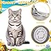 Sotiff Cat Piata Cat Party Piata Game Set Kitten Theme Piata Pet Birthday Decoration with Bat Stick Blindfold Mask for Kitten Theme Pet Birthday Party Piata Decoration SuppliesGray - Image 4