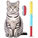 Sotiff Cat Piata Cat Party Piata Game Set Kitten Theme Piata Pet Birthday Decoration with Bat Stick Blindfold Mask for Kitten Theme Pet Birthday Party Piata Decoration SuppliesGray - Image 2