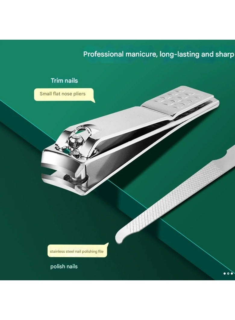 Goolsky 6-Piece Nail Clipper Set – Stainless Steel Manicure & Pedicure Tools Kit for Nail Care and Beauty Grooming - Image 3