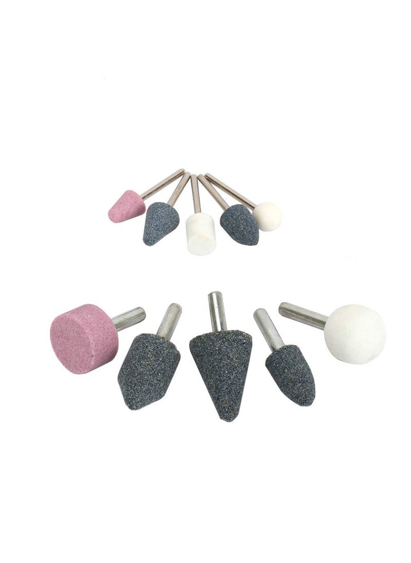 DIY Crafts DIY Crafts Design No 9 Shank 18 14 10 Pcs Shank Abrasive Mounted Stone Grinding Wheel Head Ceramic Grinding Burr Wheel RotaDesign No 9 Shank 18 14  - Image 2