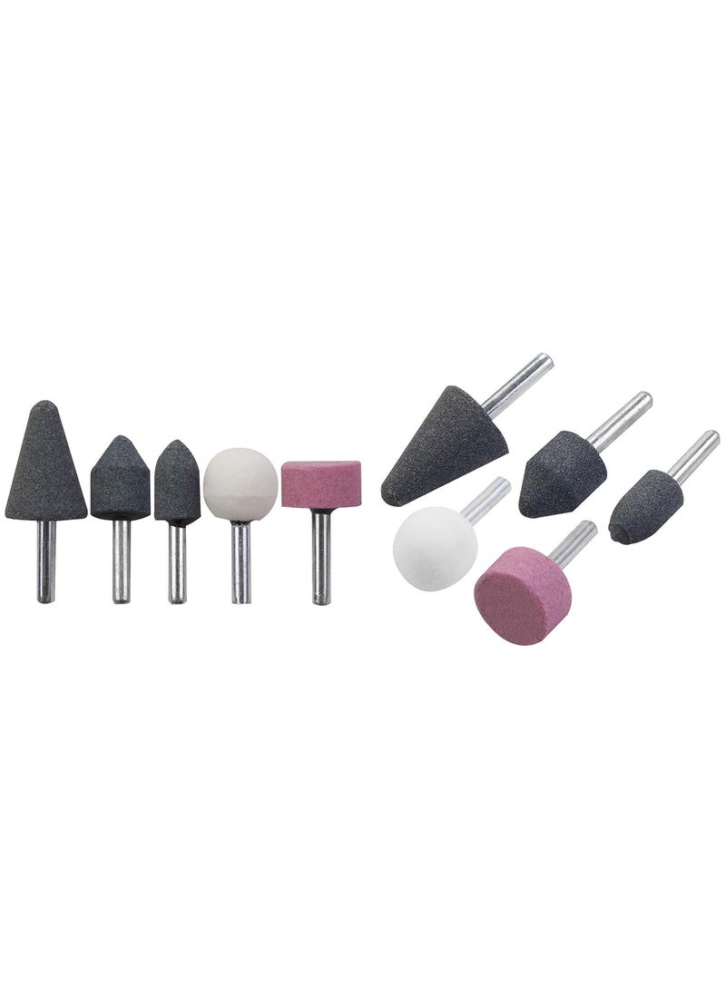 DIY Crafts DIY Crafts Design No 9 Shank 18 14 10 Pcs Shank Abrasive Mounted Stone Grinding Wheel Head Ceramic Grinding Burr Wheel RotaDesign No 9 Shank 18 14  - Image 3