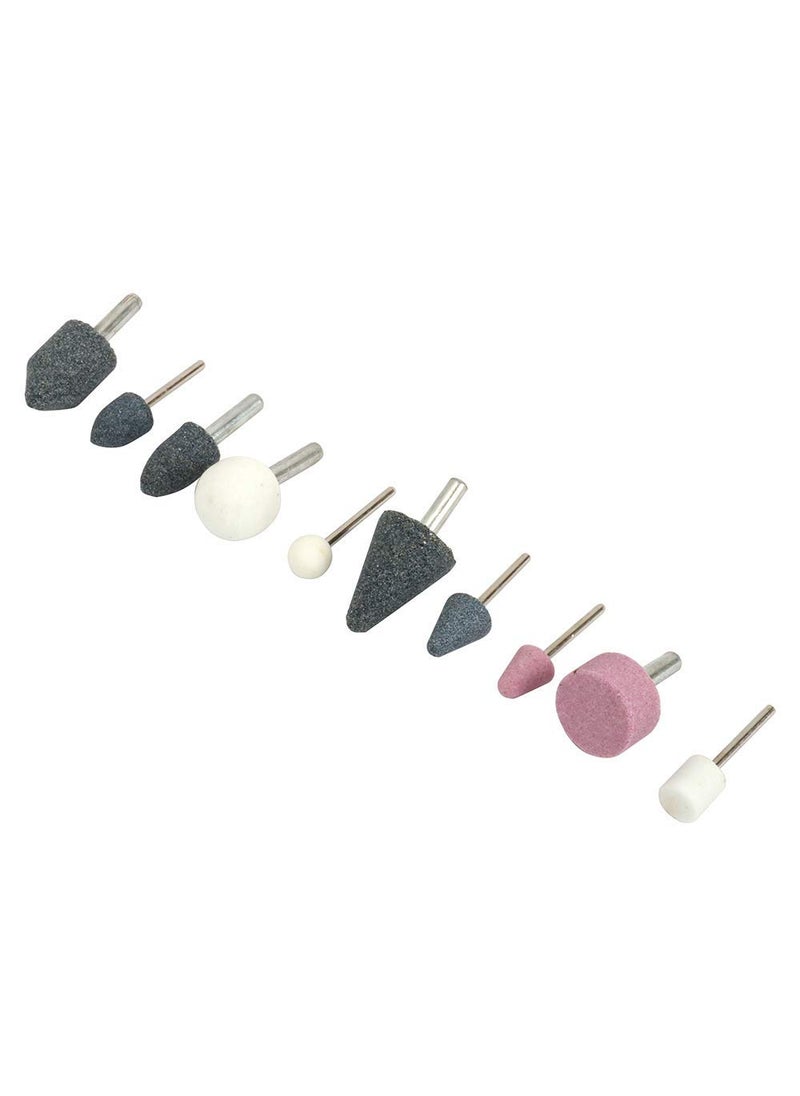 DIY Crafts DIY Crafts Design No 9 Shank 18 14 10 Pcs Shank Abrasive Mounted Stone Grinding Wheel Head Ceramic Grinding Burr Wheel RotaDesign No 9 Shank 18 14  - Image 1