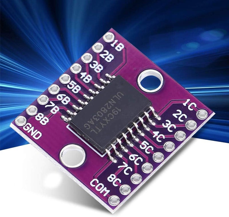 2PCs Premium ULN2803A Darlington Transistor Arrays Module High Power 50V Output Low Energy Consumption Industrial Grade Electrical Component Purple for Circuit Projects and - Image 3