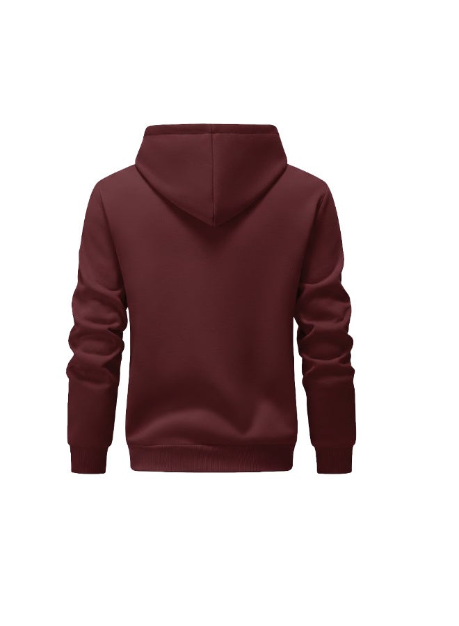 Long Sleeve Casual Solid Basic Hoodie Sweatshirt - Image 2