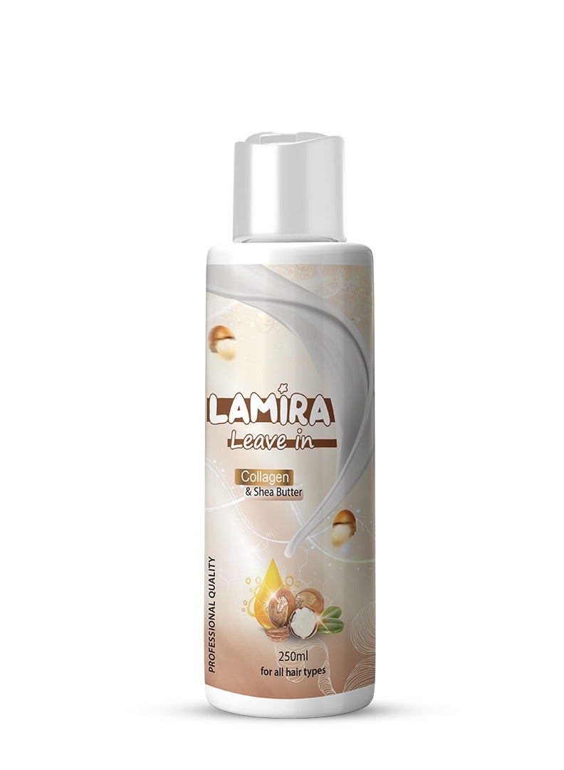 LAMIRA Leave-In Lamira with Collagen and Shea Butter - 250ml - Shine and Volume for Hair - Image 1