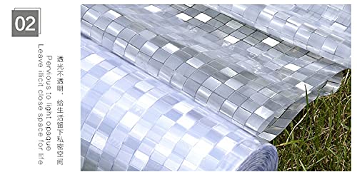 Elton 3D Window Films Privacy Film Self Adhesive Decorative Film for Bathroom Door Window Heat Control Anti UV 24 x 240 inches - Image 3