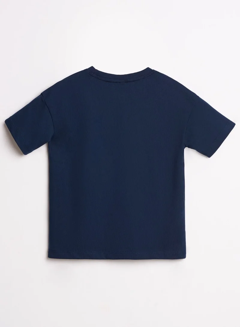 The Souled Store The Souled Store Lilo &amp; Stitch Cute Face Printed T-shirt for Kids and Girls