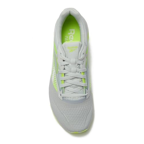 Reebok Nano X4 Mens Shoes, Cross Training Gym Sneakers for Men, Moon/Digital Lime/Footwear White, 8.5 - Image 4