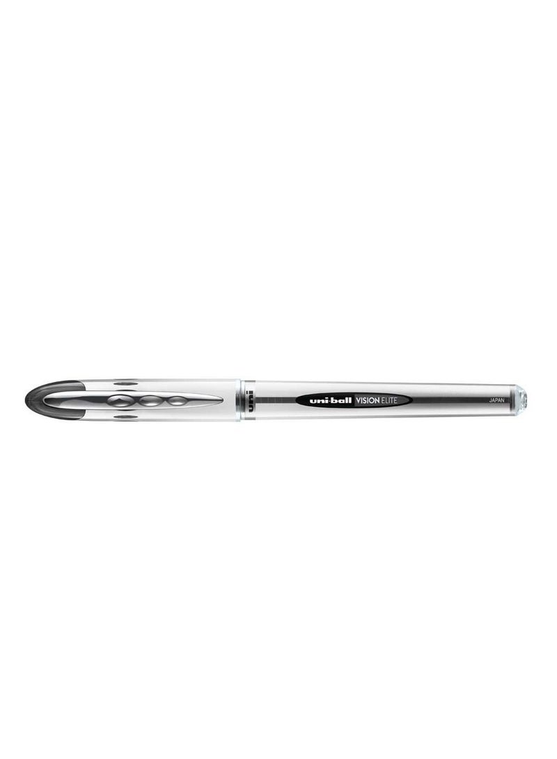 Uniball 12-Piece Vision Elite Roller Pen 0.8mm Tip Black Ink - Image 3
