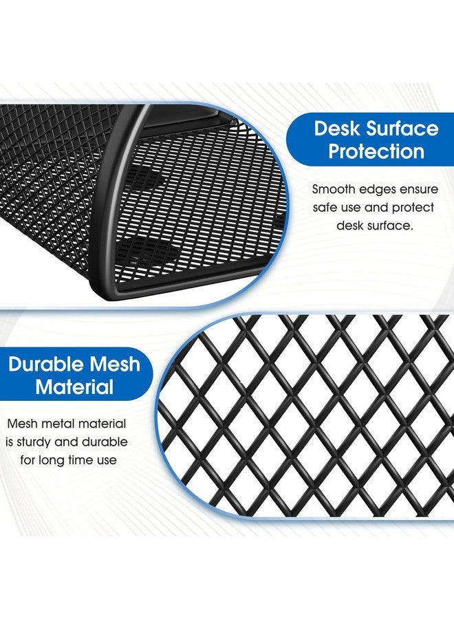 ماكسجير حامل أقلام مغناطيسي، عبوة من 2 منظم خزانة، حامل أقلام شبكي لمكتب حامل أقلام تحديد - مغناطيس قوي للغاية مثالي للخزانة والثلاجة واللوحة القابلة للمسح الجاف والسبورة البيضاء - Image 3