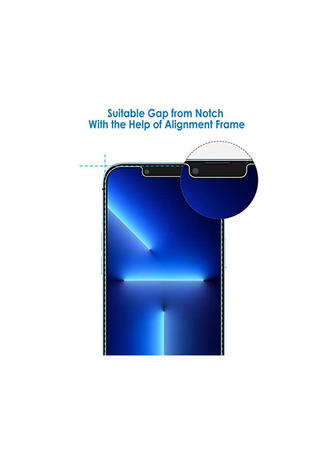 Jetech Screen Protector For Iphone 13 Pro 6.1-Inch With Camera Lens Protector (Not For Iphone 13), Easy-Installation Tool, Tempered Glass Film, 2-Pack Each - Image 4