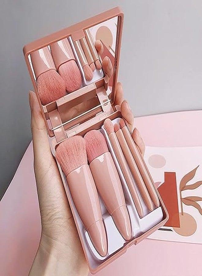 TB Professional Face Beauty & Eye Brush Premium Makeup Kit Set for Women Eyeshadow Ebbrow Mascara Brushes Blush Highlighter Face Powder Lip Gloss (5 Pcs) - Image 4
