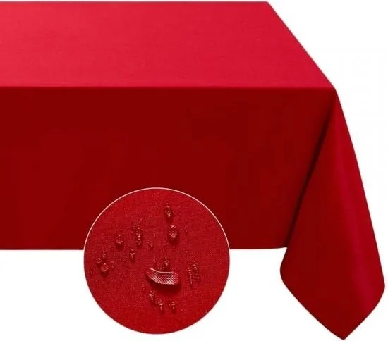 Altın Pamuk Gold Cotton Duck Fabric Tablecloth Stain Resistant Red Option Listing