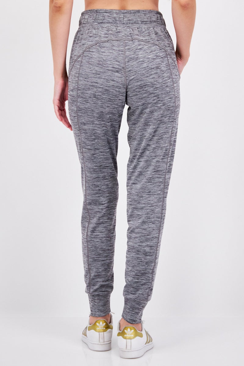 PUMA Women Regular Fit Heather Training Track Pants, Grey - Image 2