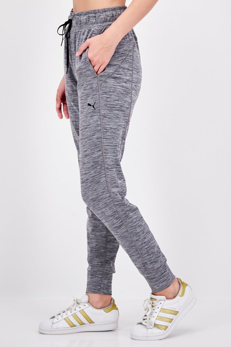 PUMA Women Regular Fit Heather Training Track Pants, Grey - Image 4