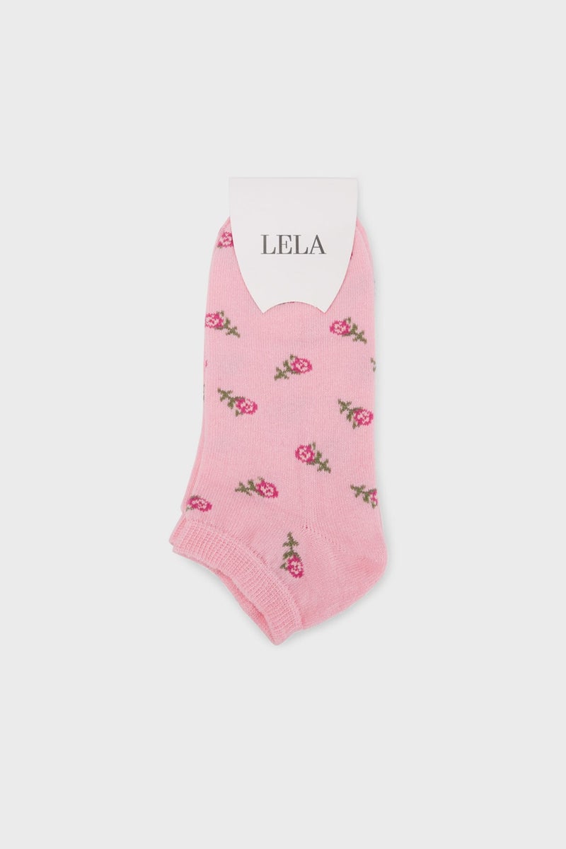 Lela Patterned Soft Cotton Knitted Booties Socks Women's Socks 0070003  - Image 1