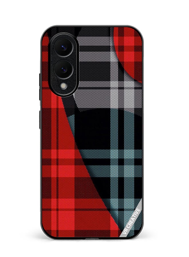 VR CREATIVE Protective Case Cover For Samsung Galaxy S25 Edge Abstract Design Multicolour