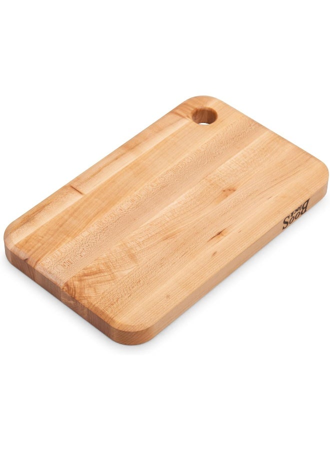 John BOOS Boos Block Prestige Series Large Reversible Wood Cutting Board, 1 1/4Inch Thickness, 16" x 10" x 1 1/4", Maple  - Image 4
