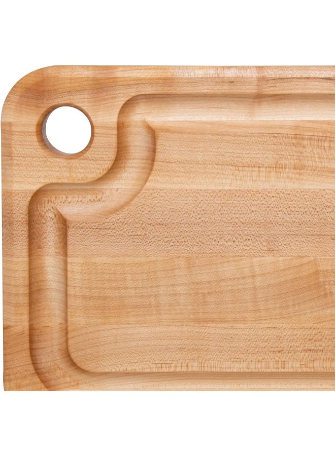 John BOOS Boos Block Prestige Series Large Reversible Wood Cutting Board, 1 1/4Inch Thickness, 16" x 10" x 1 1/4", Maple  - Image 5