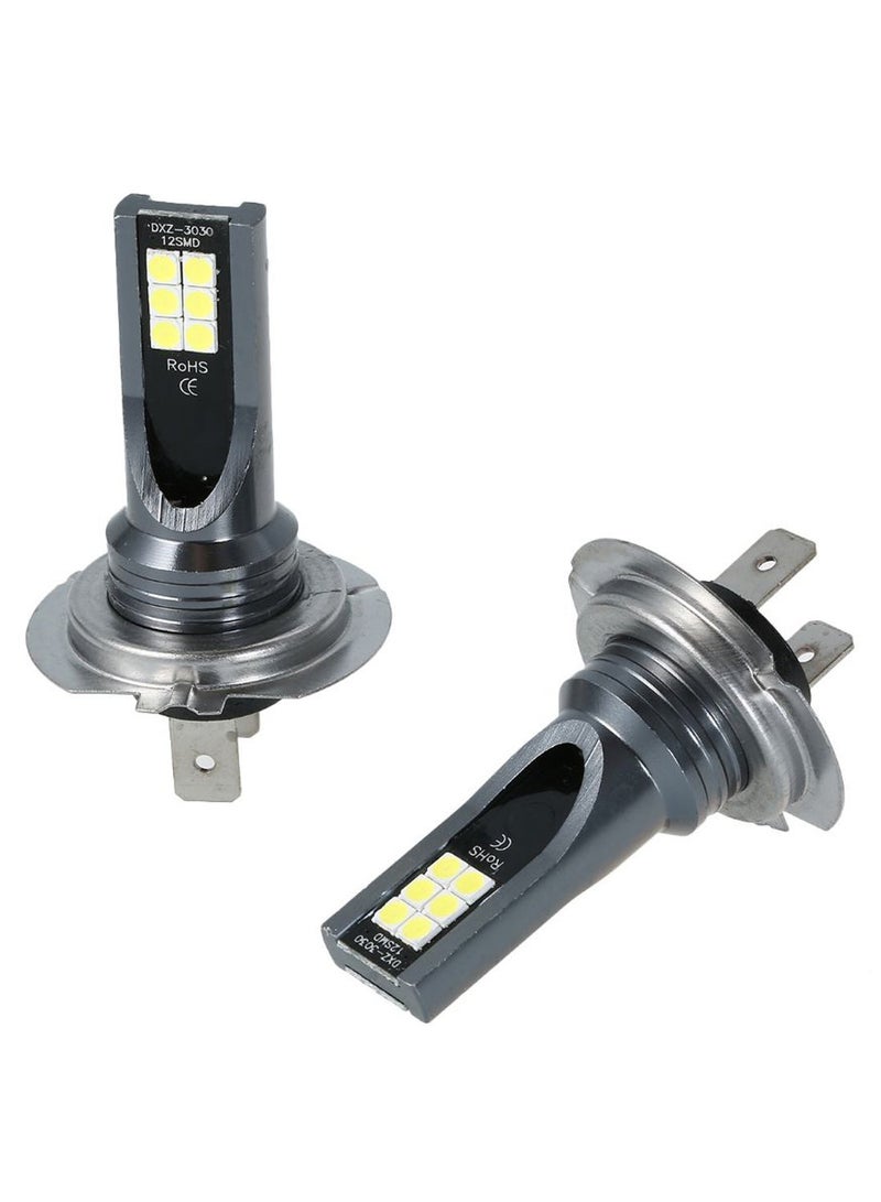 MUNTAQI 2-Piece H7 Car LED Fog Headlight Bulb Kit - Image 2