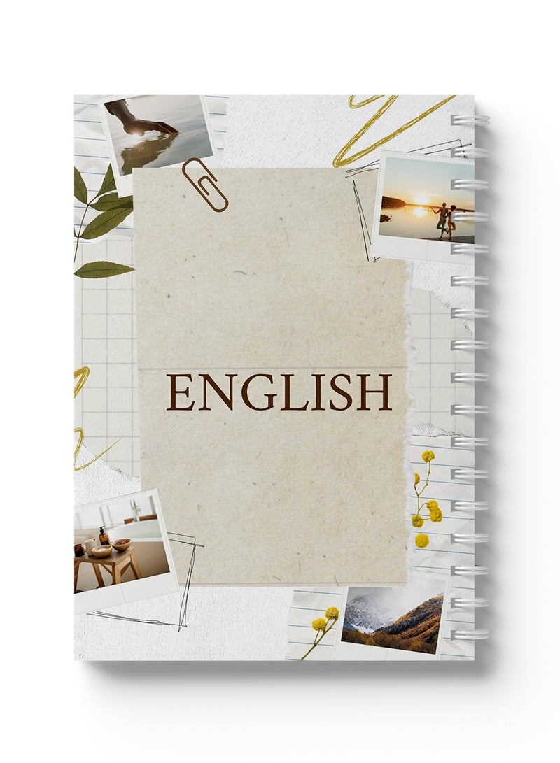 LOWHA English Sprial Notebook, 60 Sheets with Hard Paper Cover Multicolour - Image 5