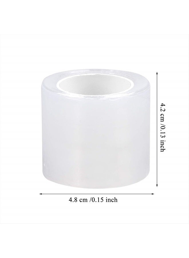 fenshine 4 PCS Disposable Eyebrow Tattoo Plastic Wrap Preservative Film For Professional Eyebrow Lips Permanent Make Up Supplies Wrap Cover Tape Roll (4 Rolls Preservative Film) - Image 4