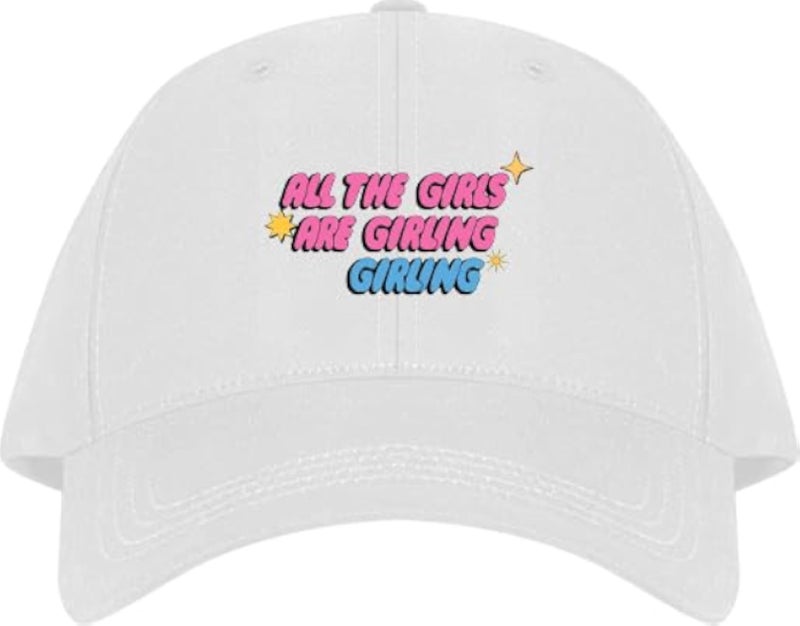 All The Girls Are Girling Girling Plain unisex baseball cap White