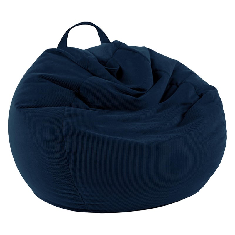 LPMOERA Stuffed Animal Storage Bean Bag Chair Cover No Filler For Kids and AdultsPets DogsCats Lazy BedsSoft Premium Corduroy Stuffable Bean Bag For Organizing Children Plush Toys or Memory Foam