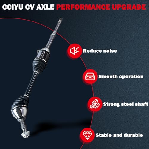 cciyu NCV11045 CV Axle Shaft Assembly Fit For Ford Explorer 3.5L,For Ford Police Interceptor Utility 3.5L,For Ford Police Interceptor Utility 3.7L 2015-2016 Front Right Passenger Side - Image 5