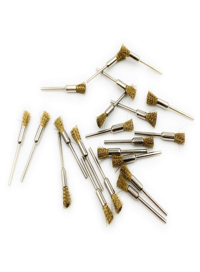 Aone Brass Wire End Brushes Thupi 5pcs for Satin Finish, Deburring, Rust Removal & Cleaning for Dremel Rotary Tool, Micro Hand Motor, Polishing Motor for Jewellery Making, Watchmaking, Model Making - Image 5