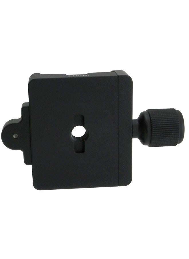 DAC-60 60mm QR Clamp 3/8" w 1/4" Adapter & Level Arca-Swiss Compatible for Tripod Head Quick Release