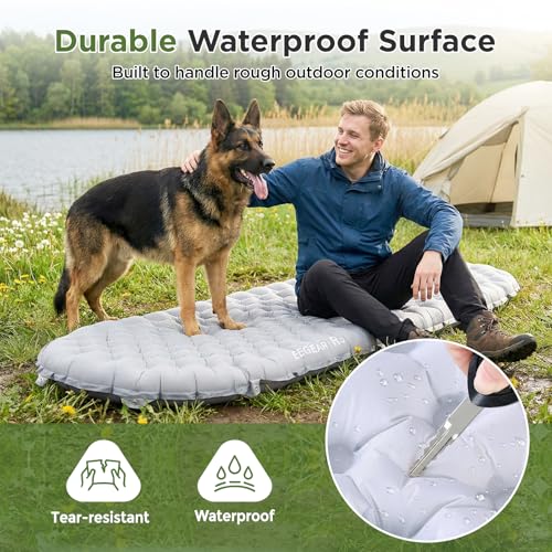 Elegear CumbreX™ Sleeping Pad for Camping with 9 R-Value, 4” Thick Ultralight Camping Sleeping Mat for All Seasons, Insulated Backpacking sleeping pad, Durable Camping Mattress for Outdoor Hiking Tent - Image 5