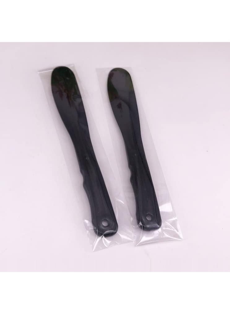 ChicAbode 2 قطعة مطاط قناع الوجه خلط وعاء, مع ملعقة البلاستيك, وعاء قناع الوجه, الطين قناع خلط وعاء, DIY العناية بالبشرة خلط أداة مجموعة, للسيدة النساء استخدام صالون التجميل المنزلي, أسود - Image 4