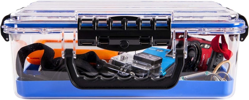 PLANO Guide Series 3700 Field Box Waterproof Case, Blue, Large, Waterproof Dry Box with Wrist Strap for Boat, Kayak, and Camping, Outdoor Gear Storage, One Size - Image 3