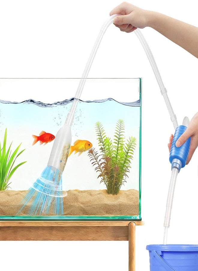 Novique Fish Tank Gravel Cleaning Tools Aquarium Cleaner Hand Siphon Vacuum Pump Water Changer Turtle Tank Accessories - Image 1