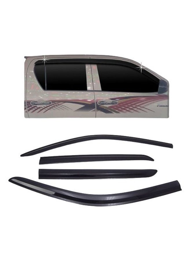 Generic Window protectors and rain guards for Toyota Hilux 2016 2017 2018 2019 2020 2021 2022  - Image 1