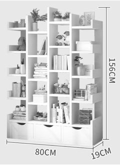 Generic 23-Layer Floor-to-Ceiling Storage Rack & Living Room Storage Cabinet - Stylish Home Bookcase Perfect for Wall Storage  - Image 3